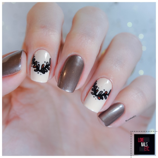 MoYou London Artict 28 _ Chevron nail art _ Catrice Brown Collection _ Love Nails Etc3