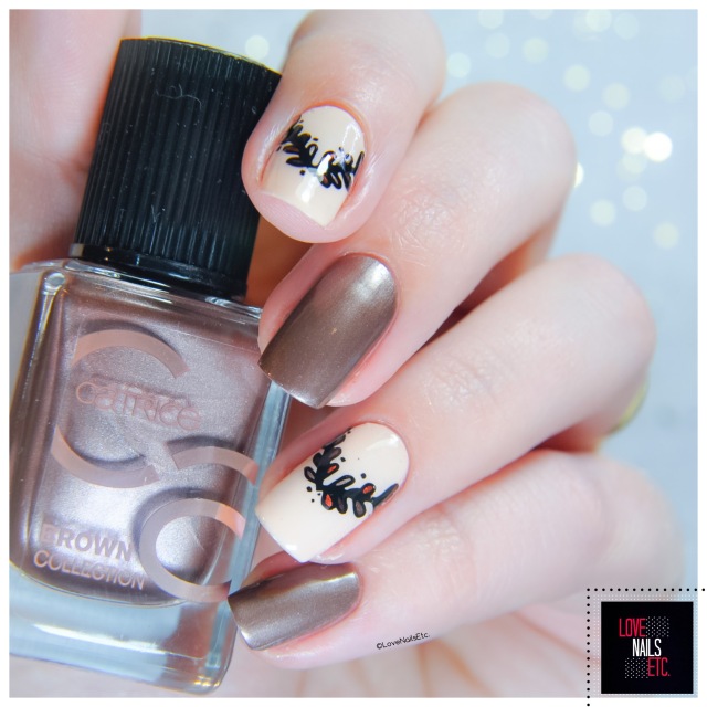 MoYou London Artict 28 _ Chevron nail art _ Catrice Brown Collection _ Love Nails Etc4