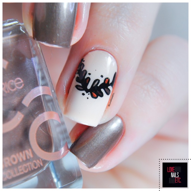 MoYou London Artict 28 _ Chevron nail art _ Catrice Brown Collection _ Love Nails Etc6