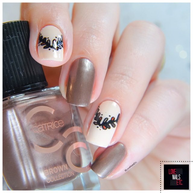 MoYou London Artict 28 _ Chevron nail art _ Catrice Brown Collection _ Love Nails Etc7